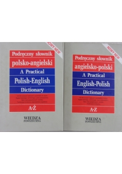 Podręczny słownik polsko-angielski,zestaw dwóch książek