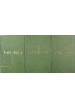 Dyable Eliksyry tom od 1 do 3  1910 r