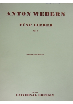 Funf Lieder