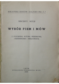 Wybór Pism i Mów 1939 r