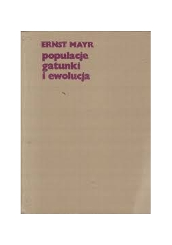 Populacje gatunki i ewolucja