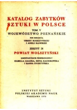 Katalog zabytków sztuki w Polsce Tom V zeszyt 28