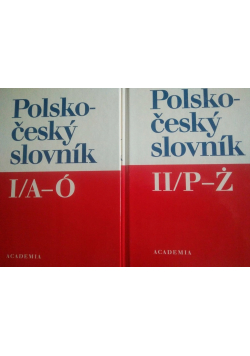 Słownik polsko czeszki tom I i II
