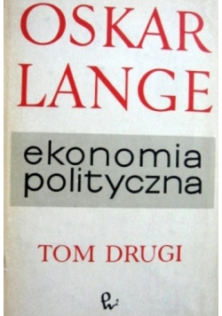 Ekonomia polityczna, Tom II