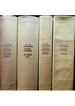 Ilia Erenburg  Dzieła Wybrane 4 Tomy