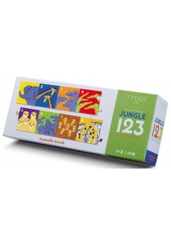 Puzzle 123 wzdłuż pokoju 2,3 m