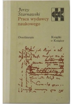 Praca wydawcy naukowego
