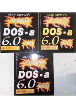 Sekrety DOS-a 6.0, tom od I do III