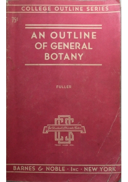 An Outline of General Botany 1942 r