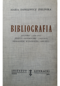 Bibliografia kultura zeszyty historyczne