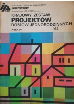 Krajowy Zestaw Projektów domów jednorodzinnych 92