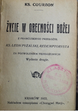 Życie w obecności Bożej 1922r.