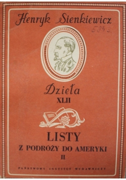 Listy z podróży do Ameryki II 1950 r.