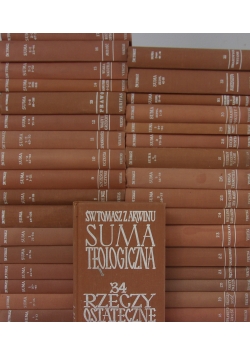 Suma teologiczna, Tom 1-34
