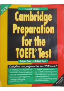 Cambridge Preparation for the TOEFL Test