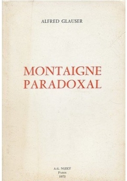 Montaigne Paradoxal
