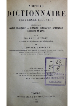 Nouveau Doctionnaire 1895 r