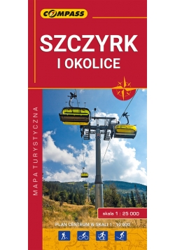 Szczyrk i okolice mapa turystyczna 1:25 000