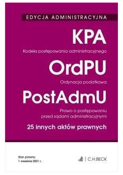KPA OrdPU PostAdmU w. 34 Edycja Administracyjna