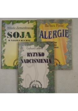 Ryzyko nadciśnienia  Soja w naszej kuchni  Alergie