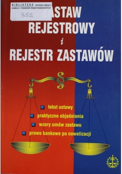 Zestaw rejestrowy i rejestr zastawów