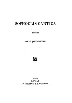 Sophoclis cantica