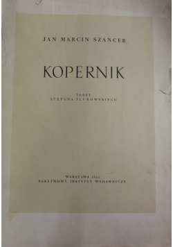 Jan Marcin Szancer, Kopernik 10 plansz