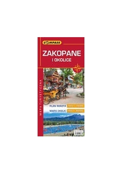 Zakopane i okolice Plan miasta Mapa okolic mapa turystyczna