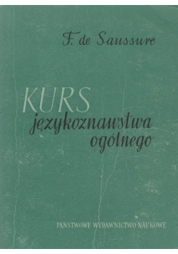 Kurs językoznawstwa ogólnego