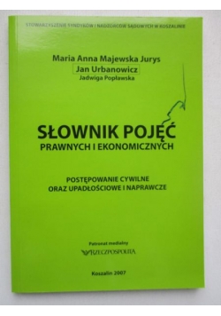Słownik pojęć prawnych i ekonomicznych