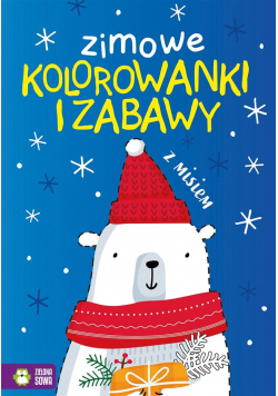 Zimowe kolorowanki i zabawy z misiem