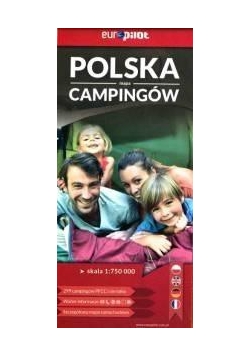 Polska mapa campingów 1:750 000