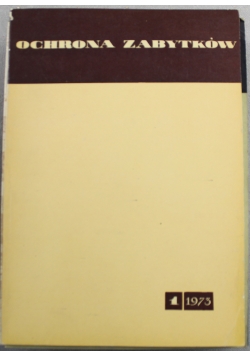 Ochrona zabytków 1 1973