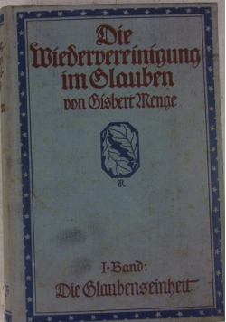 Die Wiedervereinigung im Clauben, 1914 r.