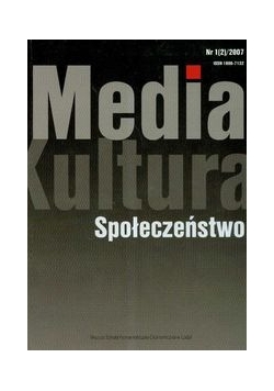 Media kultura społeczeństwo 1(2)/2007