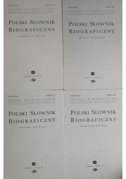 Polski słownik biograficzny.Zestaw 4 książek