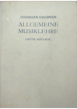 Allgemeine Musiklehre, 1942