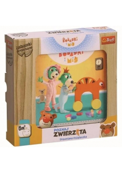Zabawka drewniana - Poznaj zwierzęta Bobaski i Miś