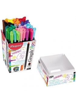 Cienkopis Graph Peps mix kolorów dsp (60szt) MAPED