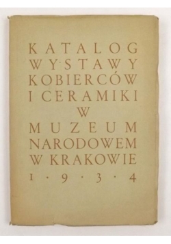 Katalog wystawy kobierców i ceramiki w