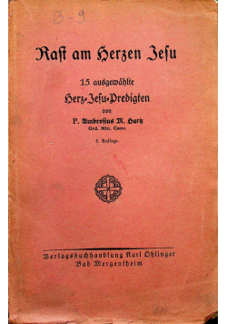 Rast am herzen Jesu 1928 r.