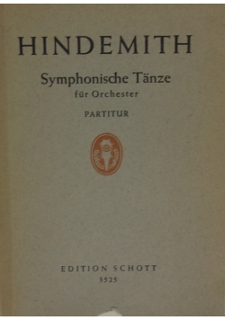 Symphonische tanze, 1937 r.