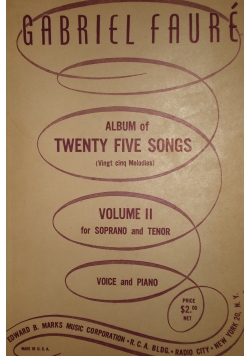 Album of twenty songs