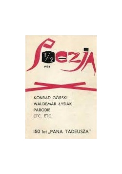 Poezja nr 11 12 Sto lat Pana Tadeusza