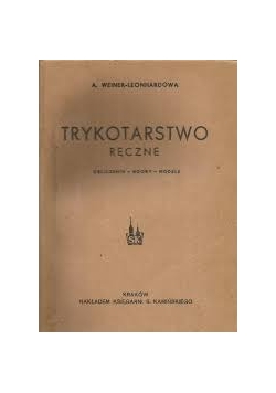 Trykotarstwo ręczne,1949r.