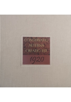 Conservatio Anterna Creatio Est