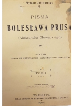 Pisma Bolesława Prusa 1904r