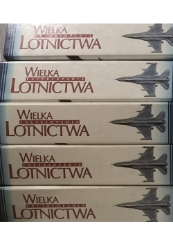 Wielka Encyklopedia Lotnictwa ,zestaw 5 segregatorów