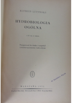 Hydrobiologia ogólna