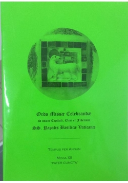 Ordo missae celebrandae